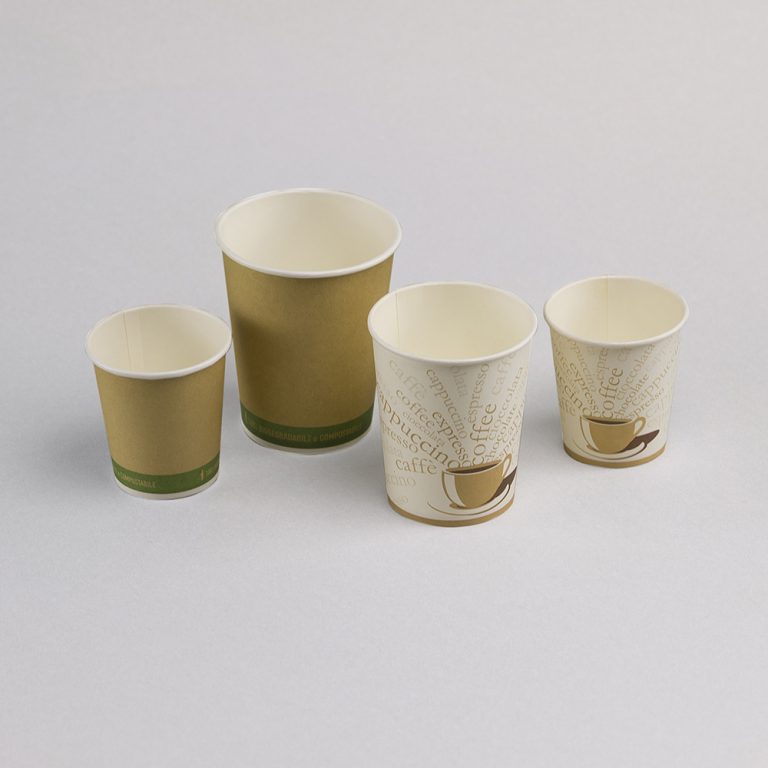 Tazzine da caffè/cappuccino Bio in materiale compostabile, ideali per sorseggiare la propria bevanda preferita